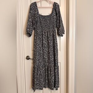 Marine Layer Ivy Smocked Maxi Dress